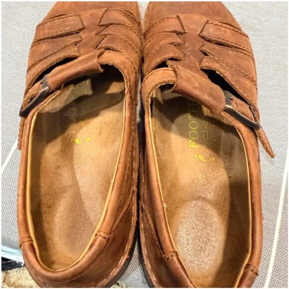 Birkenstock Fisherman Brown Leather Sandals Men\'s 44 11 main image 9